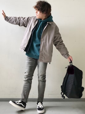 「WILD THINGS（ワイルドシングス）のアイテム（バッグ）」を使った、さとすけさん（メンズ・163cm）の秋コーディネート