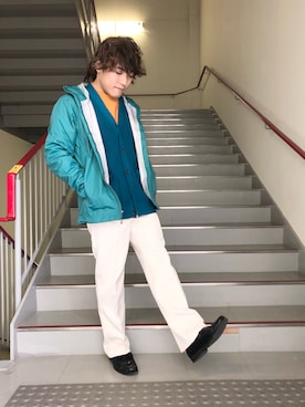 「BASS（バス）のアイテム」を使った、さとすけさん（メンズ・163cm）の冬コーディネート