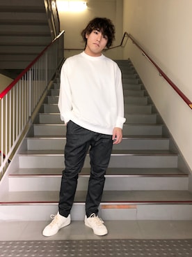 「Dickies（ディッキーズ）のアイテム（その他）」を使った、さとすけさん（メンズ・164cm）の冬コーディネート