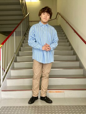 「BASS（バス）のアイテム」を使った、さとすけさん（メンズ・164cm）の春コーディネート