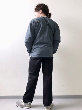 「BURLAP OUTFITTER（バーラップアウトフィッター）のアイテム（ブルゾン）」を使った、さとすけさん（メンズ・163cm）の夏コーディネート