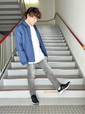 さとすけさん（メンズ・164cm）の春コーディネート