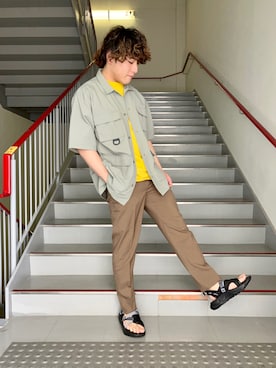 さとすけさん（メンズ・164cm）の春コーディネート