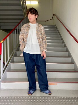 「URBAN RESEARCH（アーバンリサーチ）のアイテム（レッグウェア）」を使った、さとすけさん（メンズ・164cm）の春コーディネート