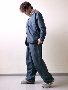 「BURLAP OUTFITTER（バーラップアウトフィッター）のアイテム（ブルゾン）」を使った、さとすけさん（メンズ・163cm）の秋コーディネート