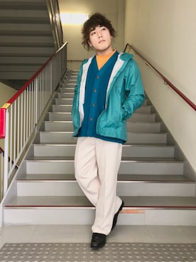 「BASS（バス）のアイテム」を使った、さとすけさん（メンズ・163cm）の冬コーディネート