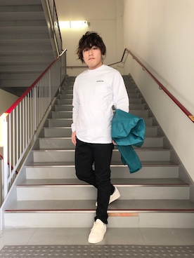 さとすけさん（メンズ・164cm）の冬コーディネート