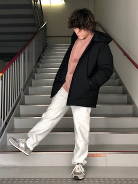 さとすけさん（メンズ・163cm）の冬コーディネート