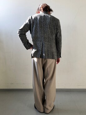 「FORK&SPOON」｜「アイテム（スーツジャケット）」を使った、さとすけさん（メンズ・163cm）の冬コーディネート