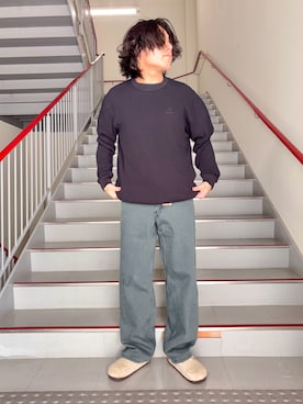 「Snow Peak（スノーピーク）のアイテム」を使った、さとすけさん（メンズ・163cm）の秋コーディネート