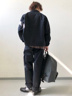 「WILD THINGS（ワイルドシングス）のアイテム（バッグ）」を使った、さとすけさん（メンズ・163cm）の秋コーディネート