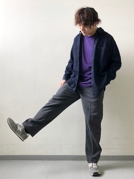 「PENDLETON（ペンドルトン）のアイテム（その他パンツ）」を使った、さとすけさん（メンズ・163cm）の秋コーディネート