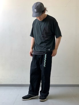 「KEEN（キーン）のアイテム（シューズ）」を使った、さとすけさん（メンズ・163cm）の夏コーディネート