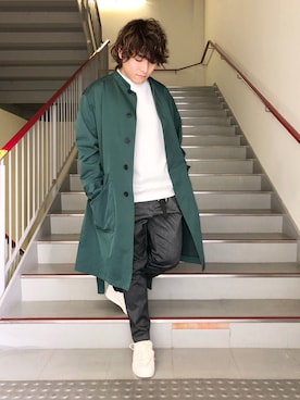 「Dickies（ディッキーズ）のアイテム（その他）」を使った、さとすけさん（メンズ・164cm）の冬コーディネート