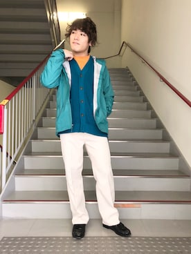 「BASS（バス）のアイテム」を使った、さとすけさん（メンズ・163cm）の冬コーディネート