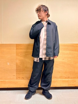 「アイテム（ブルゾン）」を使った、さとすけさん（メンズ・164cm）の夏コーディネート