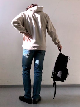 「GEAR3（ギアスリー）のアイテム」を使った、さとすけさん（メンズ・163cm）の冬コーディネート