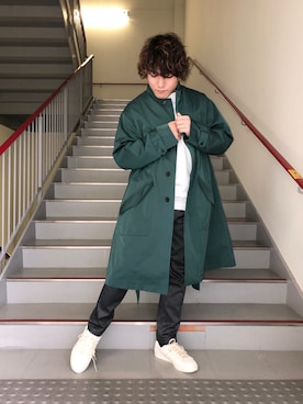 「Dickies（ディッキーズ）のアイテム（その他）」を使った、さとすけさん（メンズ・164cm）の冬コーディネート