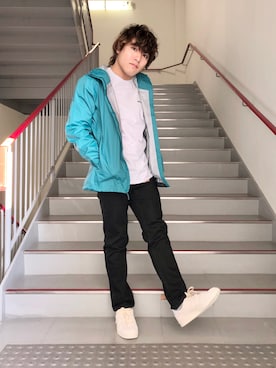 さとすけさん（メンズ・164cm）の冬コーディネート