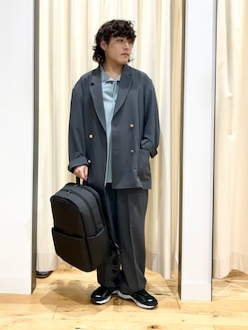「FORK&SPOON（フォークアンドスプーン）のアイテム（テーラードジャケット）」を使った、さとすけさん（メンズ・164cm）の春コーディネート