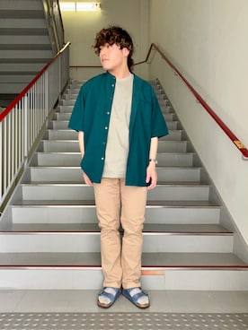 さとすけさん（メンズ・164cm）の夏コーディネート