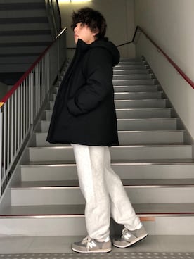 さとすけさん（メンズ・163cm）の冬コーディネート