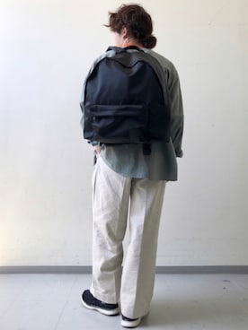 「WILD THINGS（ワイルドシングス）のアイテム（バッグ）」を使った、さとすけさん（メンズ・163cm）の夏コーディネート