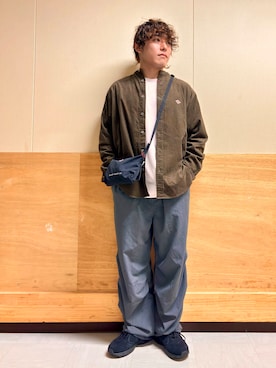 「アイテム（スウェット）」を使った、さとすけさん（メンズ・164cm）の夏コーディネート