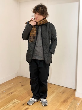 「NEWBALANCE」｜「アイテム（その他）」を使った、さとすけさん（メンズ・163cm）の秋コーディネート
