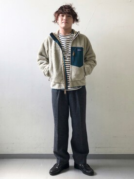 「PENDLETON（ペンドルトン）のアイテム（その他パンツ）」を使った、さとすけさん（メンズ・163cm）の秋コーディネート