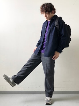 「WILD THINGS（ワイルドシングス）のアイテム（バッグ）」を使った、さとすけさん（メンズ・163cm）の秋コーディネート