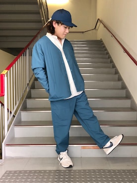 「BURLAP OUTFITTER」｜「アイテム（ノーカラージャケット）」を使った、さとすけさん（メンズ・164cm）の春コーディネート