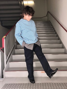 「BASS（バス）のアイテム」を使った、さとすけさん（メンズ・164cm）の冬コーディネート