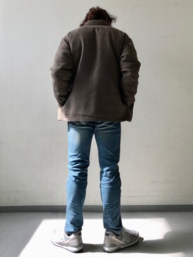 「PENDLETON（ペンドルトン）のアイテム（その他アウター）」を使った、さとすけさん（メンズ・163cm）の秋コーディネート