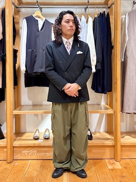 さとすけさん（メンズ・163cm）の春コーディネート