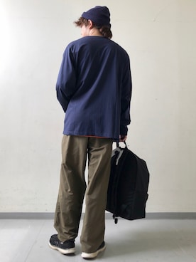 「WILD THINGS（ワイルドシングス）のアイテム（バッグ）」を使った、さとすけさん（メンズ・163cm）の秋コーディネート