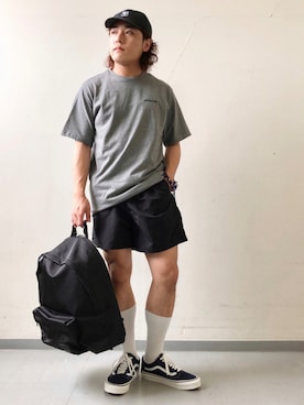 「VANS（バンズ）のアイテム（その他）」を使った、さとすけさん（メンズ・163cm）の夏コーディネート