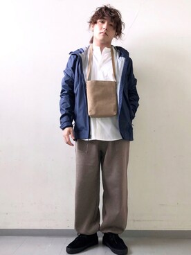 「patagonia」｜「アイテム（その他シューズ）」を使った、さとすけさん（メンズ・163cm）の秋コーディネート