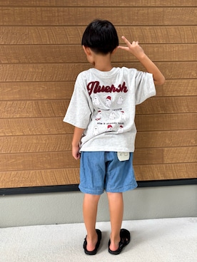 「BRANSHES（ブランシェス）のアイテム」を使った、tototo.さん（キッズ・121cm）の秋コーディネート