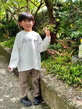 「pairmanon（ペアマノン）のアイテム」を使った、sakuto/itoさん（キッズ・120cm）の春コーディネート