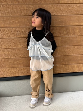 「pairmanon（ペアマノン）のアイテム」を使った、sakuto/itoさん（キッズ・100cm）の春コーディネート