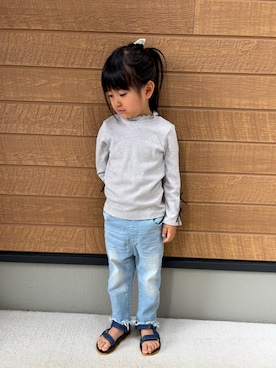 「Teva（テバ）のアイテム（シューズ）」を使った、sakuto/itoさん（キッズ・100cm）の春コーディネート