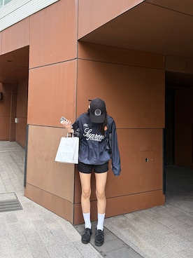 「GRL（グレイル）のアイテム（その他パンツ）」を使った、しーめんさん（レディース・170cm）の夏コーディネート