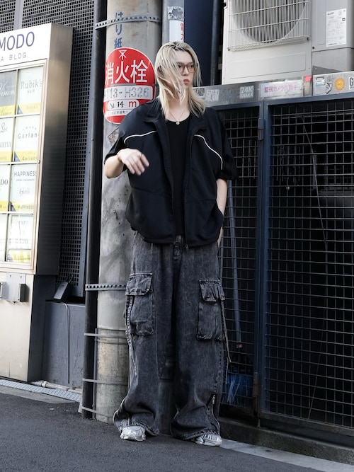 Denim parachute pants/デニムパラシュートパンツ