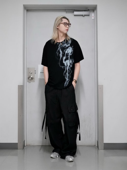 Denim parachute pants/デニムパラシュートパンツ