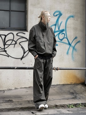 「CASPER JOHN（キャスパージョン）のアイテム（その他パンツ）」を使った、SEIさん（メンズ・183cm）の秋コーディネート