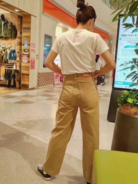 「ビッグジョン」｜mamamahoさん（レディース・163cm）の秋コーディネート