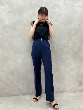 「natural couture（ナチュラルクチュール）のアイテム（その他シューズ）」を使った、おかじ(ま)さん（レディース・160cm）の春コーディネート