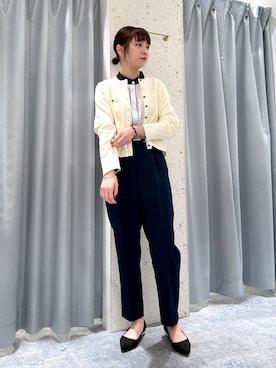 「春服デビュー宣言」｜「アイテム（その他シューズ）」を使った、おかじ(ま)さん（レディース・160cm）の春コーディネート