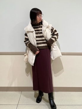 おかじ(ま)さん(レディース・160cm)の冬コーディネート